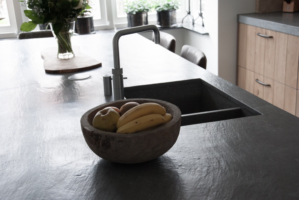 Massief eiken keuken met pitt cooking in hardinxveld giessendam ...