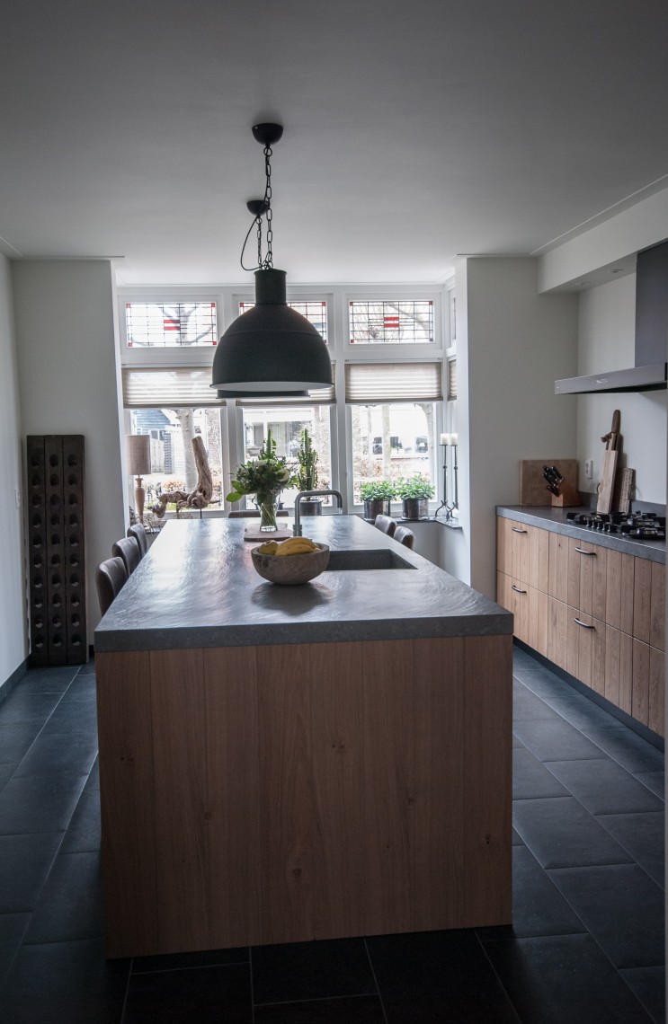 Massief eiken keuken met pitt cooking in hardinxveld giessendam ...