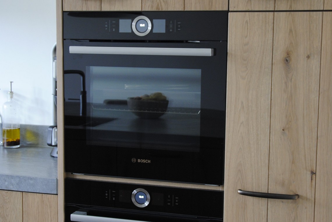 Massief eiken keuken met pitt cooking in hardinxveld giessendam ...