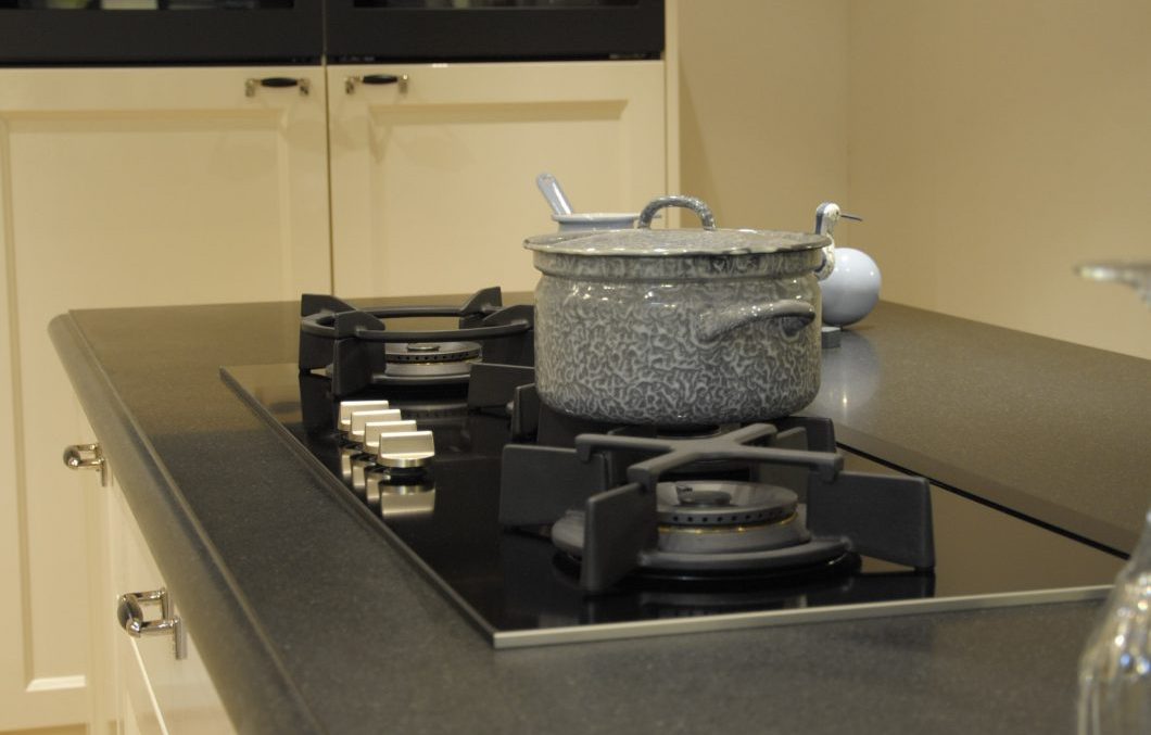 Showroom keuken met eiland