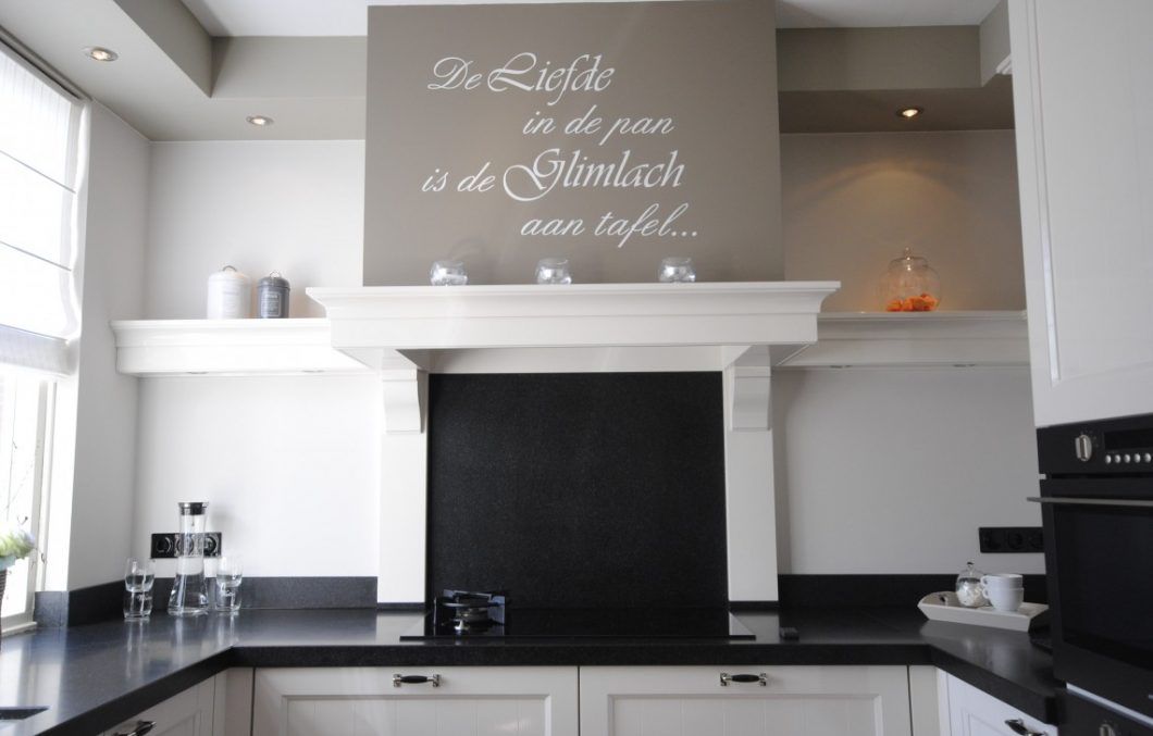 Handgeschilderde keuken