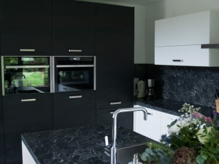 Moderne keuken met design