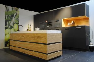 Keuken met olijfhout en Miele apparatuur