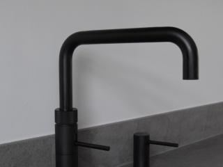 Quooker met mat zwarte finish