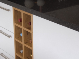 Witte keuken met houtlook in Gorinchem