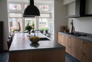 Massief eiken keuken met PITT cooking Hardinxveld-Giessendam