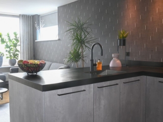 Betonlook keuken in Hardinxveld-Giessendam
