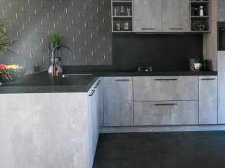 Betonlook keuken in Hardinxveld-Giessendam