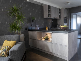 Moderne betonlook keuken in Hardinxveld-Giessendam Moderne betonlook keuken in Hardinxveld-Giessendam