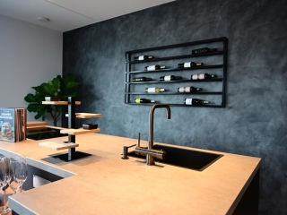 Fenix keuken met creatieve details