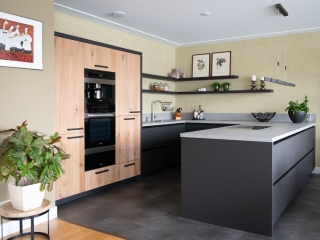 Moderne keuken met Miele apparatuur in Papendrecht Moderne keuken in Papendrecht