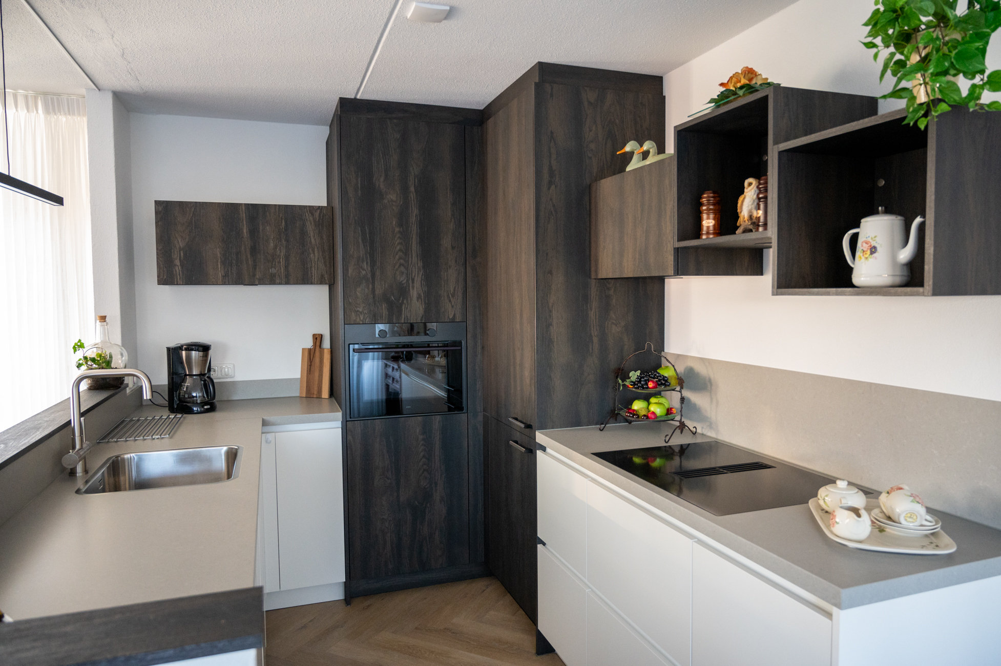 Moderne keuken in een appartement